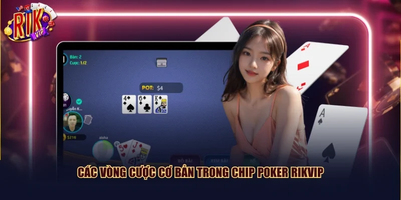 Các vòng cược cơ bản trong Chip Poker Rikvip